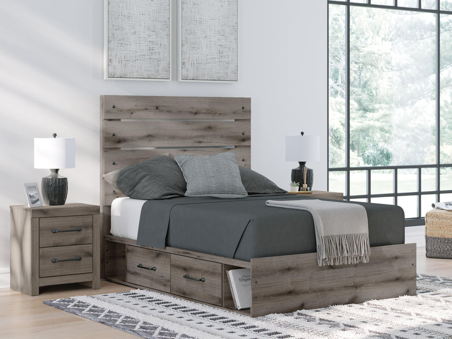 Graystorm Bed with Storage - Dayton Discount Furniture
