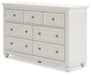 Grantoni Dresser and Mirror Dresser and Mirror Ashley Furniture