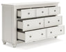 Grantoni Dresser and Mirror Dresser and Mirror Ashley Furniture