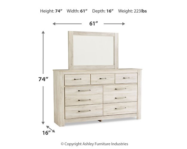 Bellaby Dresser and Mirror Dresser and Mirror Ashley Furniture