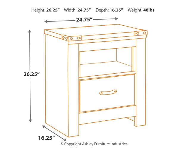 Trinell Youth Nightstand Nightstand Ashley Furniture