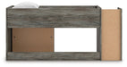 Frandern Loft Bed with Bookcase Storage - Dayton Discount Furniture