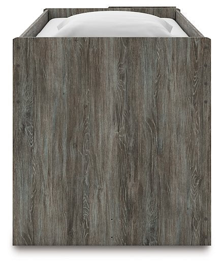 Frandern Loft Bed with Bookcase Storage - Dayton Discount Furniture