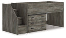 Frandern Loft Bed with Drawer Storage - Dayton Discount Furniture