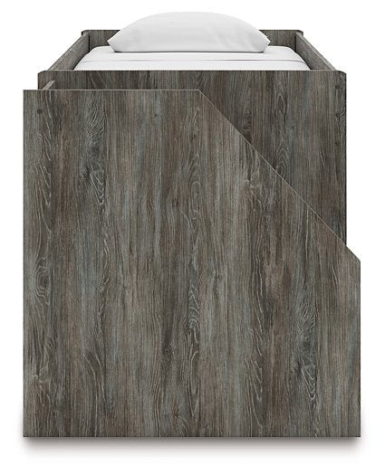 Frandern Loft Bed with Drawer Storage - Dayton Discount Furniture