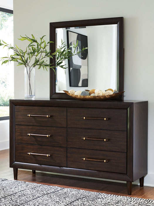 Dantenton Dresser and Mirror Dresser & Mirror Ashley Furniture