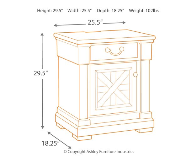 Bolanburg Nightstand Nightstand Ashley Furniture