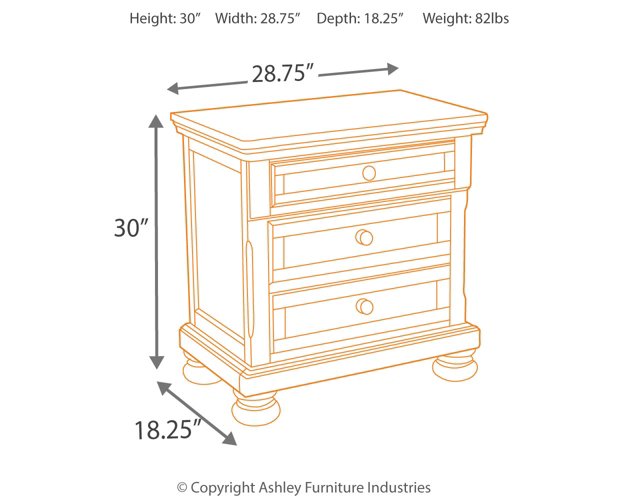 Porter Nightstand Nightstand Ashley Furniture