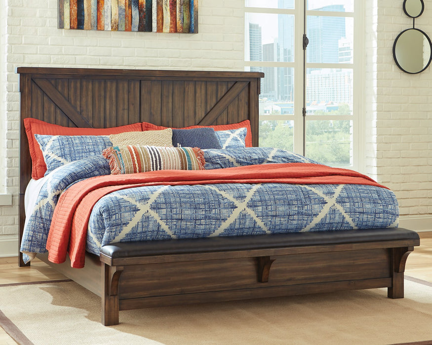 Lakeleigh Bed with Upholstered Bench Bed Ashley Furniture