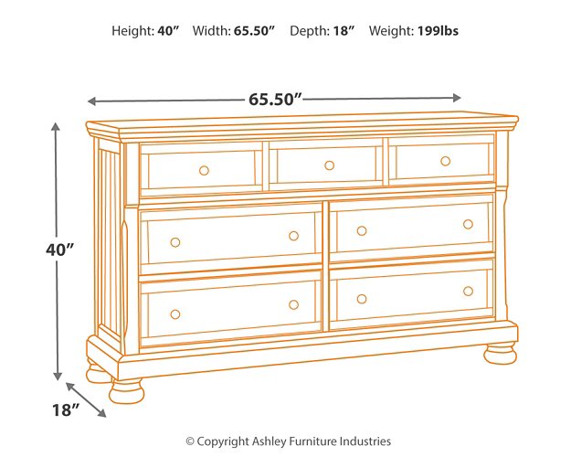 Flynnter Dresser Dresser Ashley Furniture