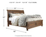 Flynnter Bed with 2 Storage Drawers Bed Ashley Furniture