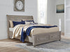 Lettner Panel Storage bed Bed Ashley Furniture