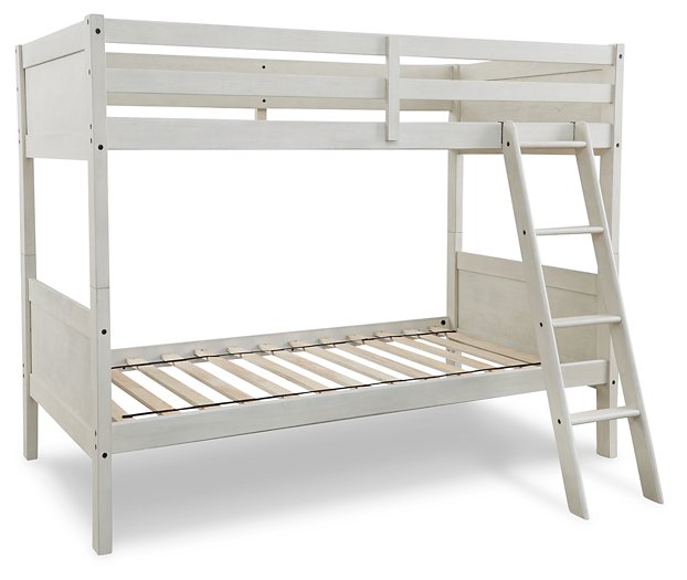 Robbinsdale / Bunk Bed with Ladder Bed Ashley Furniture
