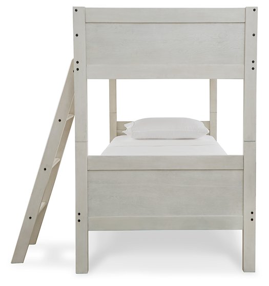Robbinsdale / Bunk Bed with Ladder Bed Ashley Furniture