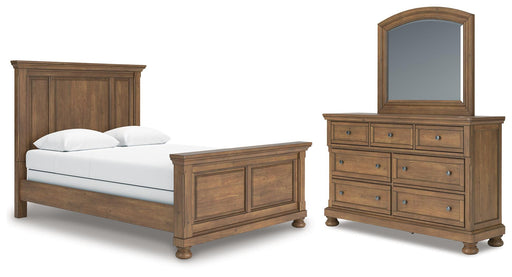 Feddinger Bedroom Set (Queen Bed, Dresser, Mirror, and Nightstand) Bedroom Set Ashley Furniture