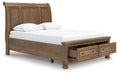 Feddinger Panel Storage Bed Bed Ashley Furniture