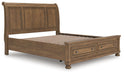 Feddinger Panel Storage Bed Bed Ashley Furniture