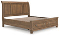 Feddinger Panel Storage Bed Bed Ashley Furniture