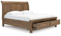 Feddinger Panel Storage Bed Bed Ashley Furniture