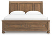 Feddinger Panel Storage Bed Bed Ashley Furniture