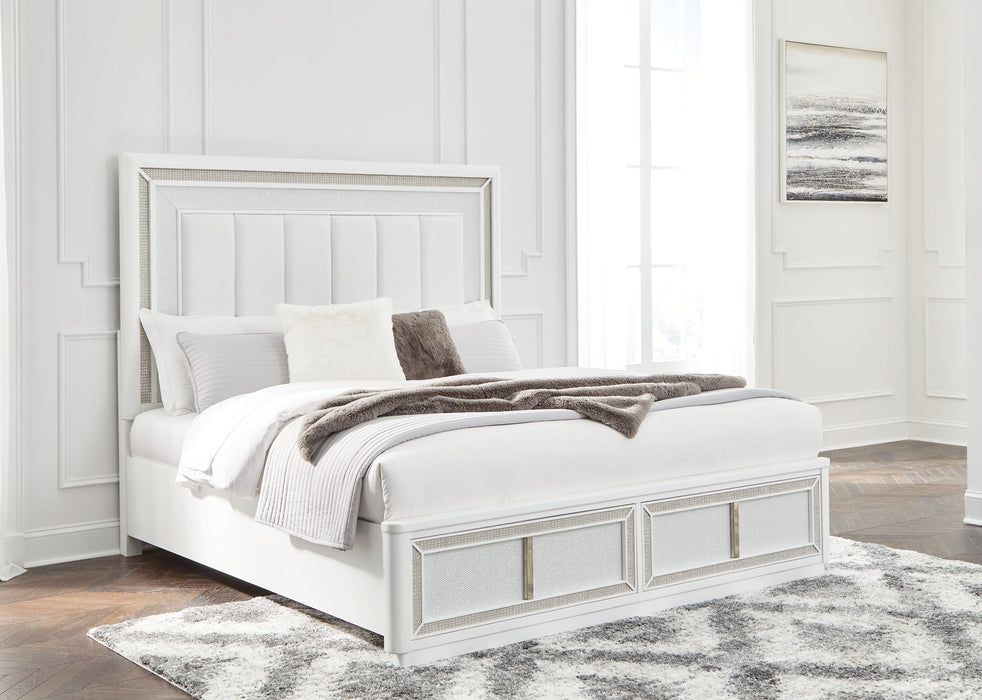 Chalanna Upholstered Storage Bed Bed Ashley Furniture