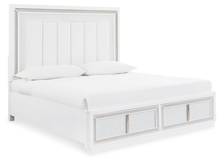 Chalanna Upholstered Storage Bed Bed Ashley Furniture