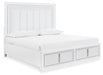 Chalanna Upholstered Storage Bed Bed Ashley Furniture