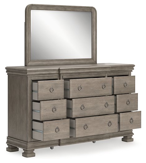 Lexorne Dresser and Mirror Dresser and Mirror Ashley Furniture