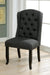 SANIA Antique Black Wingback Chair (2/CTN) Dining Chair FOA East