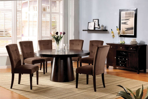 Havana Espresso Round Dining Table Dining Table FOA East