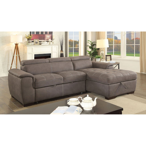 Patty Ash Brown Sectional, Ash Brown Sectional FOA East