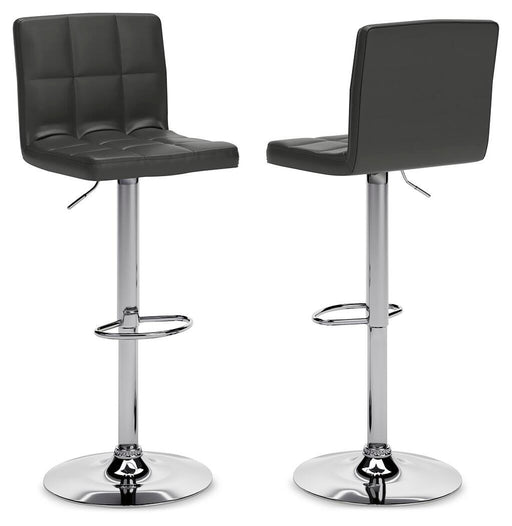 Bellatier Adjustable Height Bar Stool - Dayton Discount Furniture