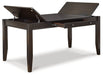 Ambenrock Dining Table with Storage Dining Table Ashley Furniture