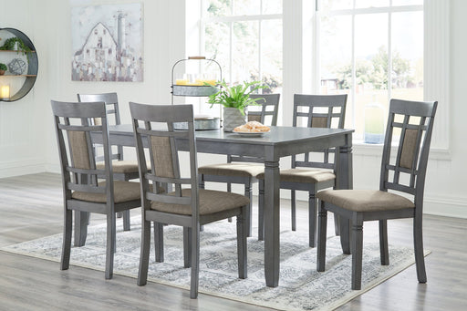 Jayemyer Dining Table and Chairs (Set of 7) Dining Table Ashley Furniture