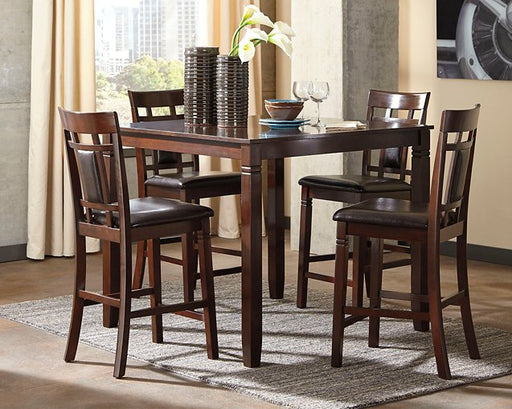Bennox Counter Height Dining Table and Bar Stools (Set of 5) Counter Height Table Ashley Furniture