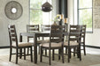 Rokane Dining Table and Chairs (Set of 7) Dining Table Ashley Furniture