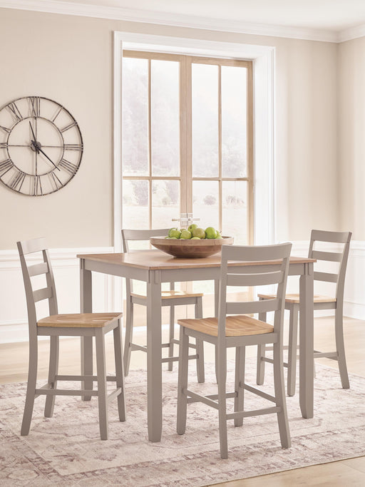 Harperfeld Counter Height Dining Table and 4 Counter Stools Dining Table Ashley Furniture