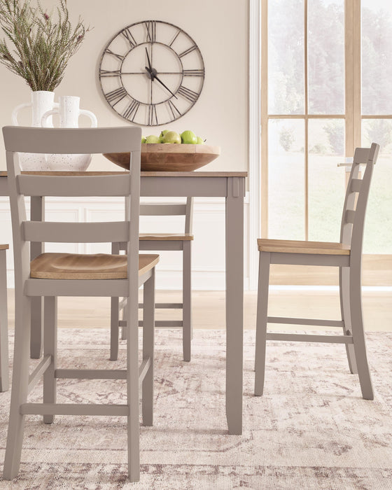Harperfeld Counter Height Dining Table and 4 Counter Stools Dining Table Ashley Furniture