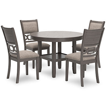 Wrenning Dining Table and 4 Chairs (Set of 5) Dining Table Ashley Furniture