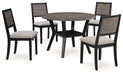 Corloda Dining Table and 4 Chairs (Set of 5) Dining Table Ashley Furniture