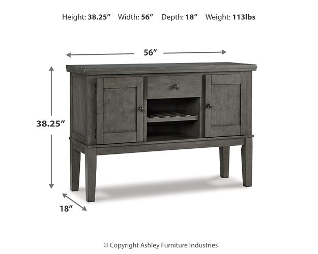 Hallanden Dining Server - Dayton Discount Furniture