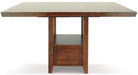 Ralene Counter Height Dining Extension Table Counter Height Table Ashley Furniture