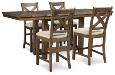 Moriville Counter Height Dining Set - Dayton Discount Furniture