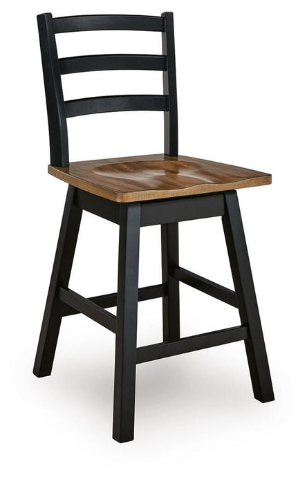 Wildenauer Counter Height Swivel Barstool - Dayton Discount Furniture