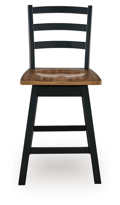 Wildenauer Counter Height Swivel Barstool - Dayton Discount Furniture