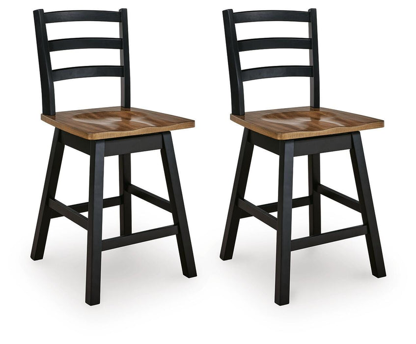 Wildenauer Counter Height Swivel Barstool - Dayton Discount Furniture