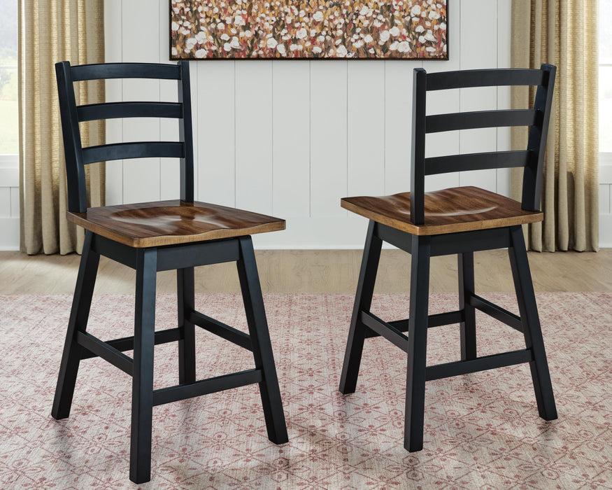 Wildenauer Counter Height Swivel Barstool - Dayton Discount Furniture
