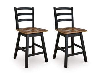 Wildenauer Counter Height Swivel Barstool - Dayton Discount Furniture