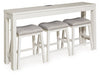 Robbinsdale Counter Height Dining Table and 3 Barstools Set - Dayton Discount Furniture