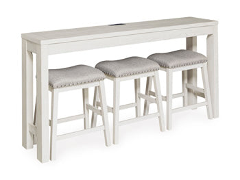 Robbinsdale Counter Height Dining Table and 3 Barstools Set - Dayton Discount Furniture